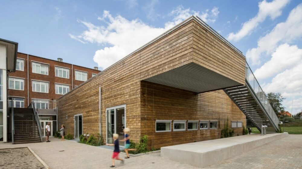 En bærekraftig skole bygget med holdbarhet i tankene