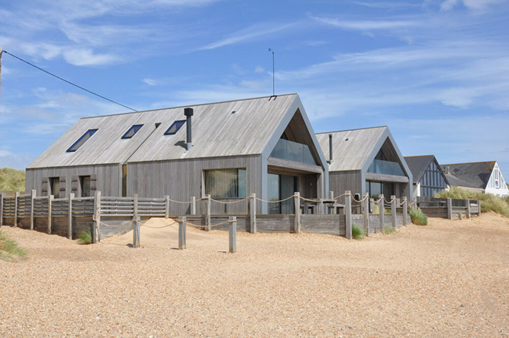 A pair of perfectly weathered beach homes